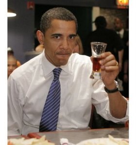 ObamaDrinking